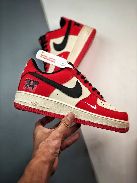 Air Force 1 Red Black - Hình 2