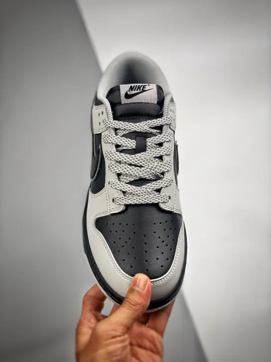 iconic Nike Dunk Low Grey Black - Hình 6