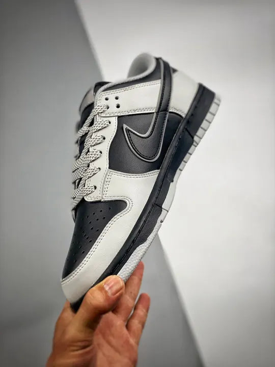 iconic Nike Dunk Low Grey Black - Hình 5