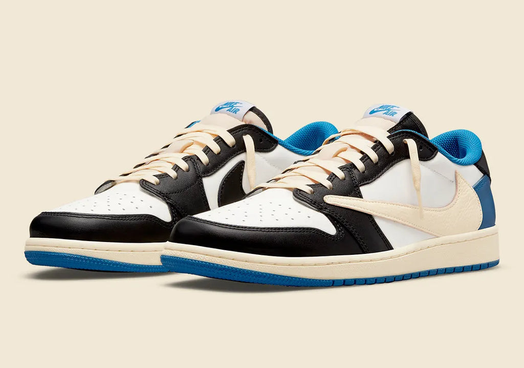 Travis Scott Jordan 1 Blue - Hình 3