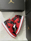 Air Jordan 1 Mid Red Black