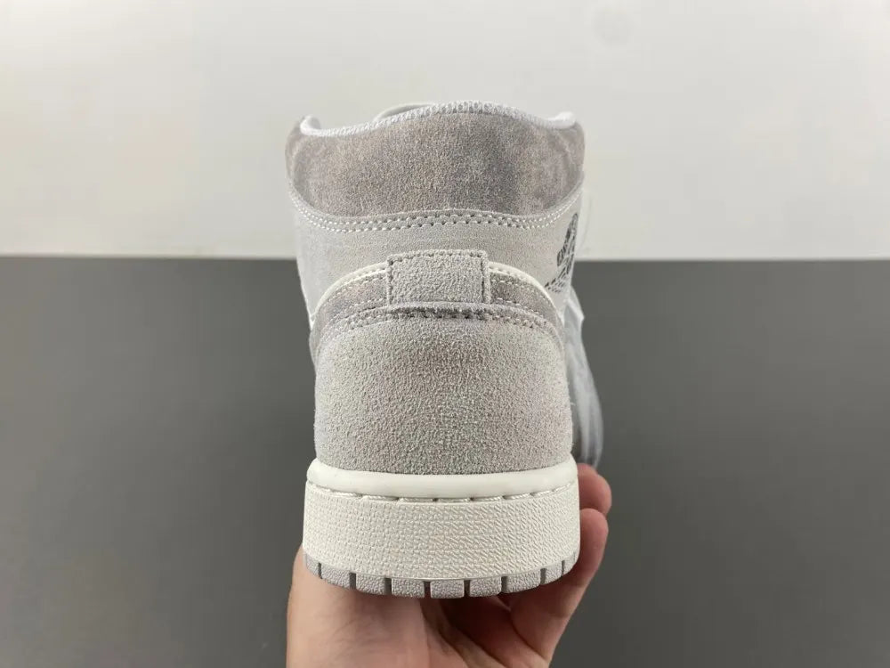 Air Jordan 1 Grey White - Hình 3