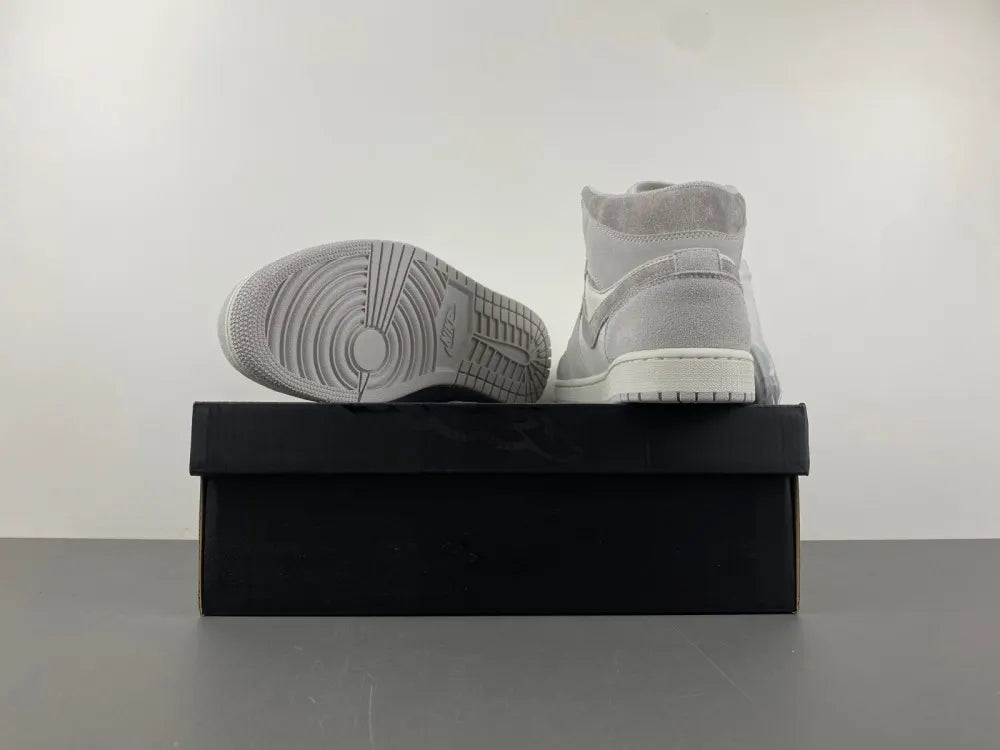 Air Jordan 1 Grey White - Hình 8