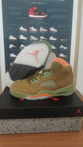premium Air Jordan 5 Olive Orange