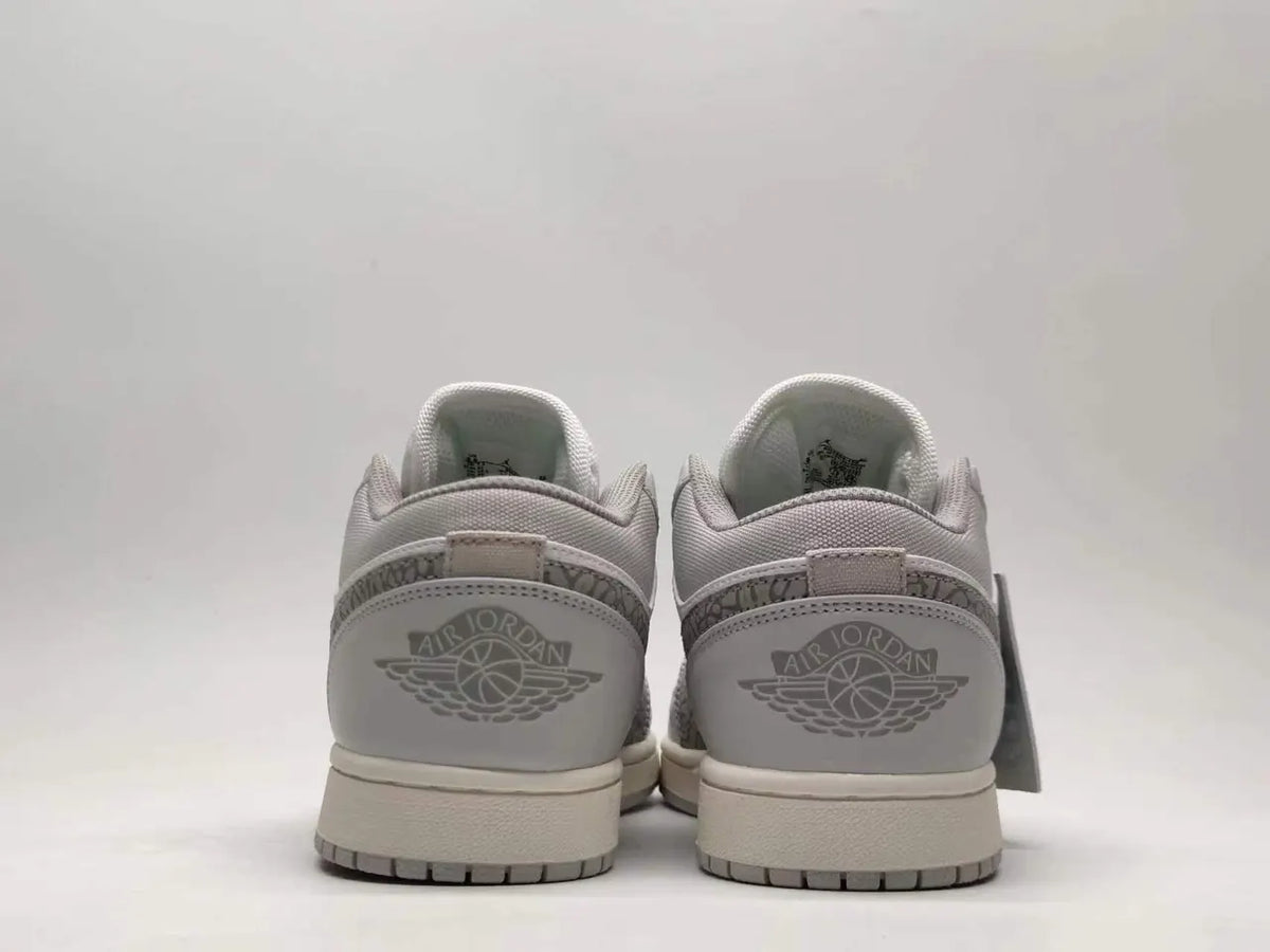 premium Air Jordan 1 Low Grey Paisley - Hình 3