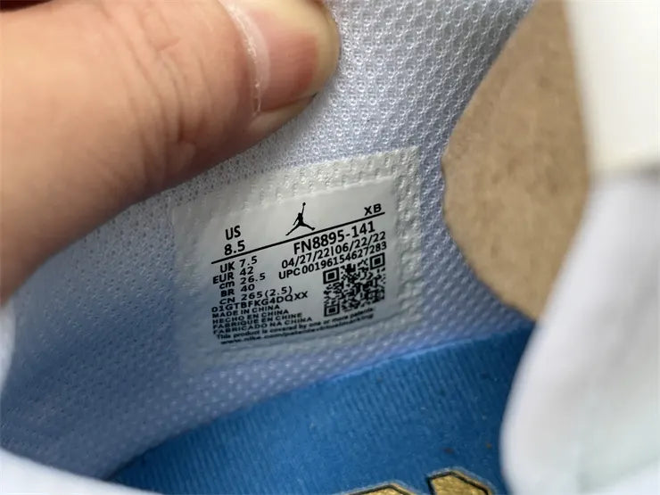 Air Jordan Low White Blue Fade - Hình 17