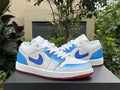 Air Jordan Low White Blue Fade