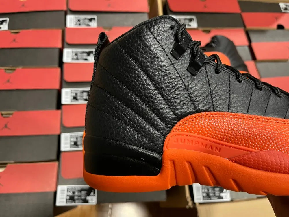Air Jordan 12 Black/Orange - Hình 8