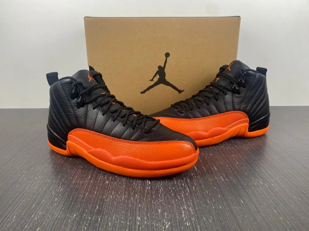 Air Jordan 12 Black/Orange - Hình 2