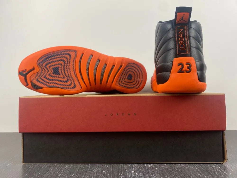 Air Jordan 12 Black/Orange - Hình 3