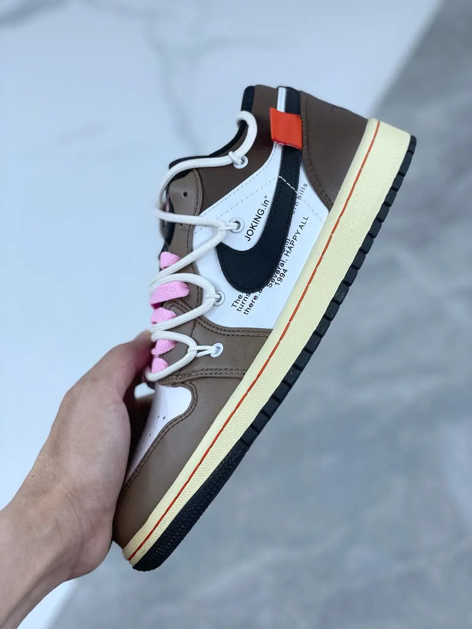 Jordan 1 Low Brown JOKING - Hình 8