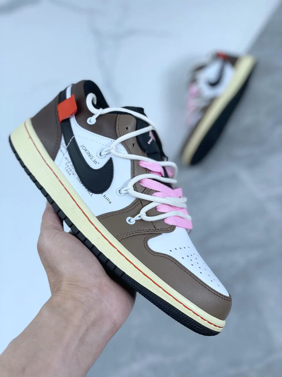 Jordan 1 Low Brown JOKING - Hình 7