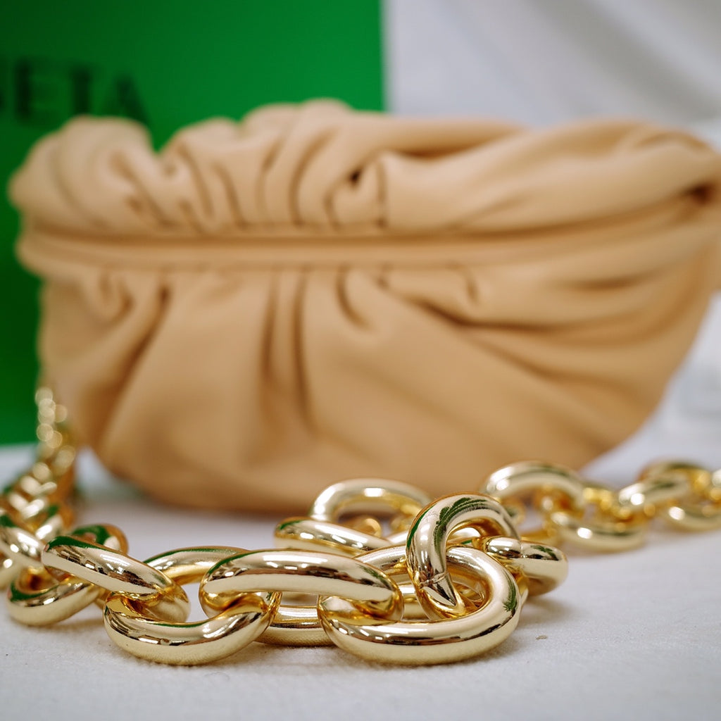 Bottega Veneta 22X13X5 Orange & Green Designer Belt