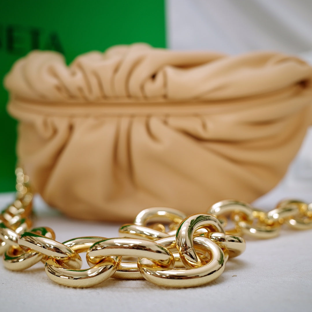 Bottega Veneta 22X13X5 Orange & Green Designer Belt