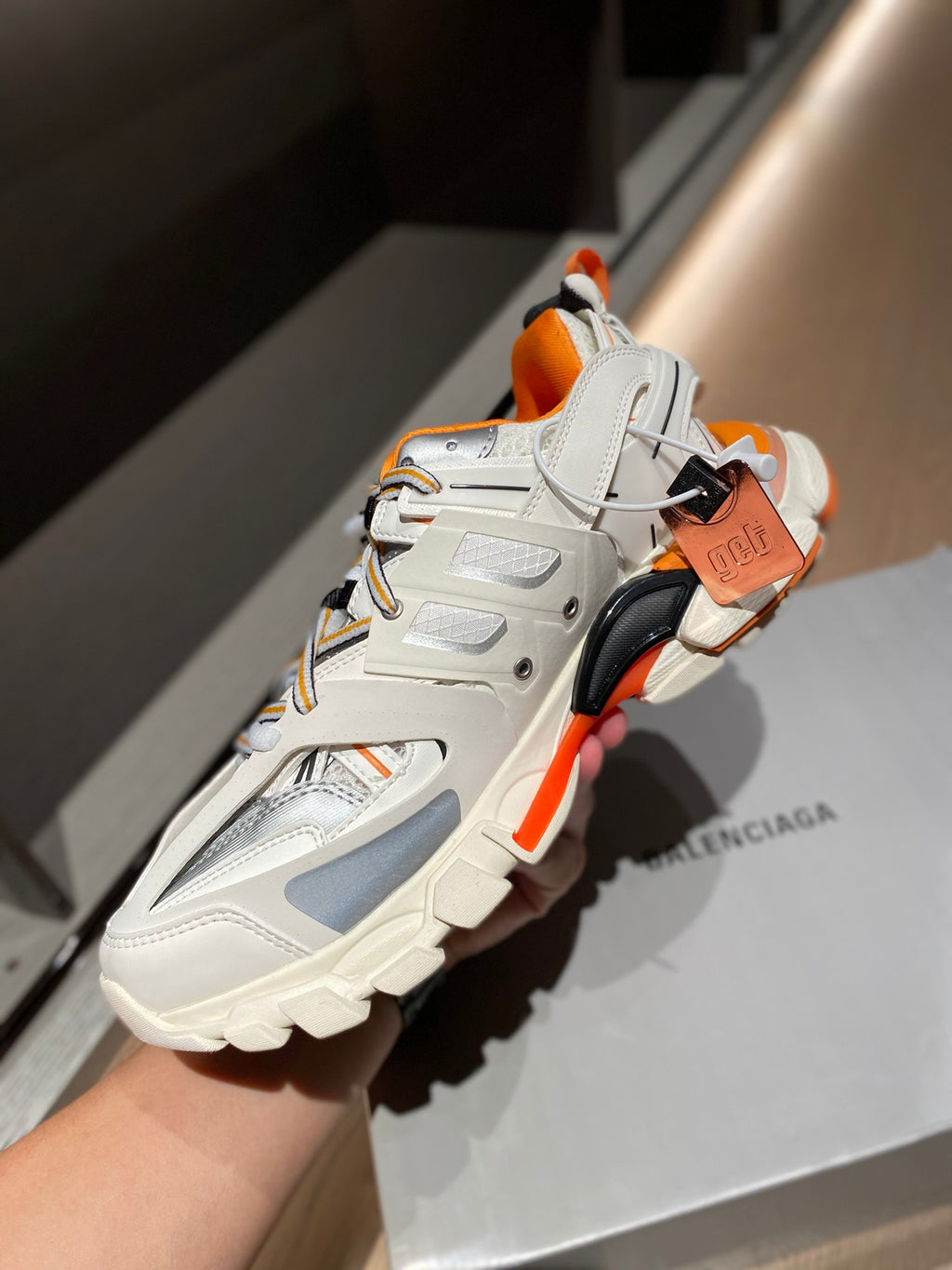 Balenciaga TRACK1 Black & Rose Gold Designer Shoes EU 35-46 - detail image 5