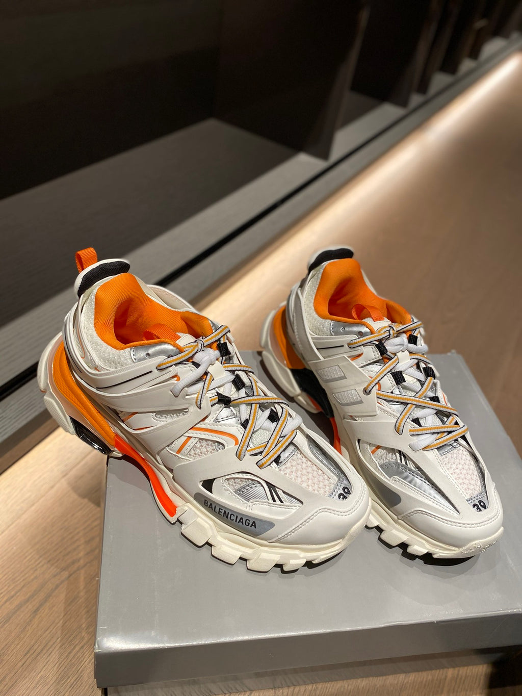 Balenciaga TRACK1 Black & Rose Gold Designer Shoes EU 35-46 - detail image 2