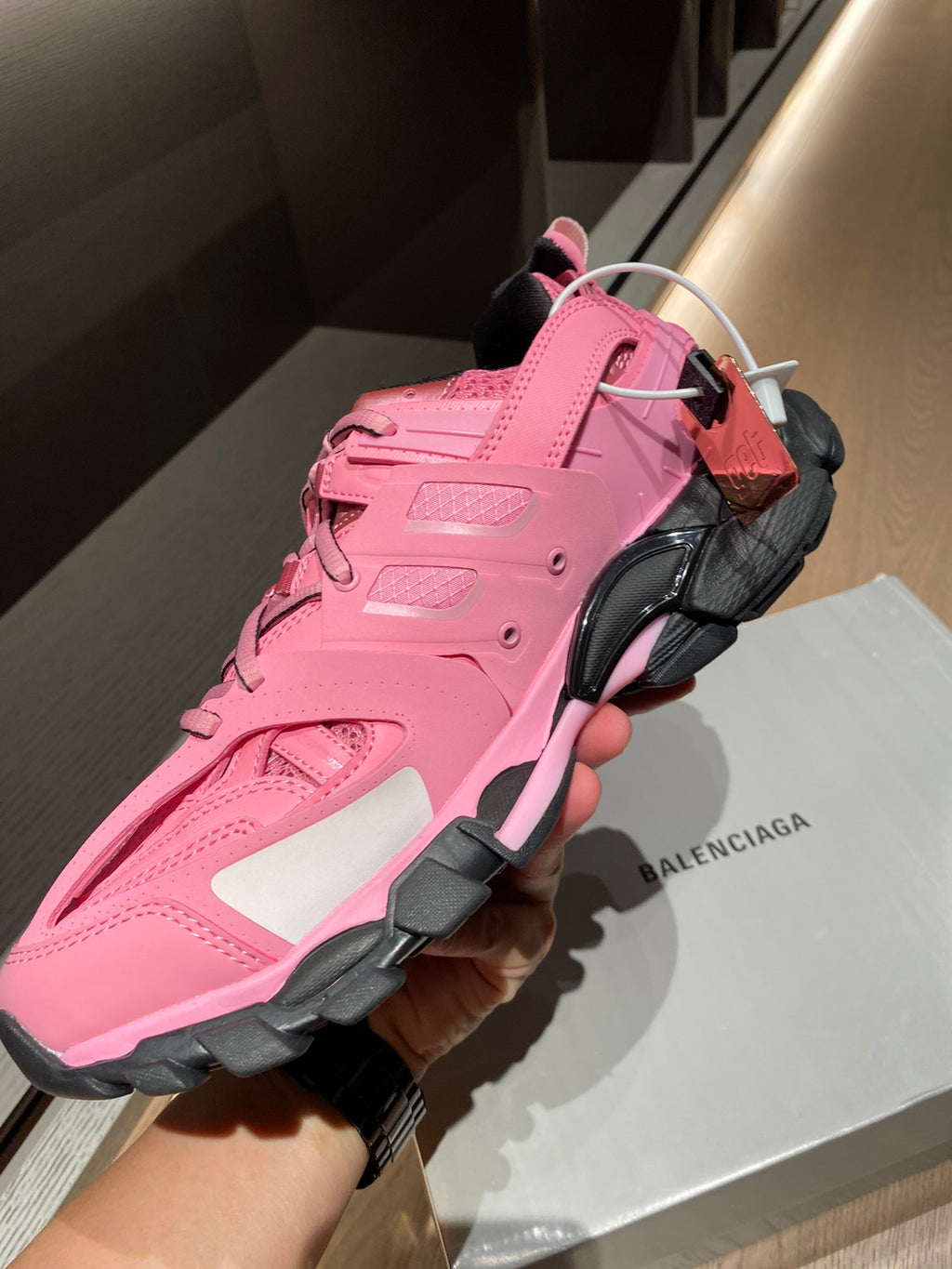 Balenciaga Black & Pink Designer Shoes - detail image 5