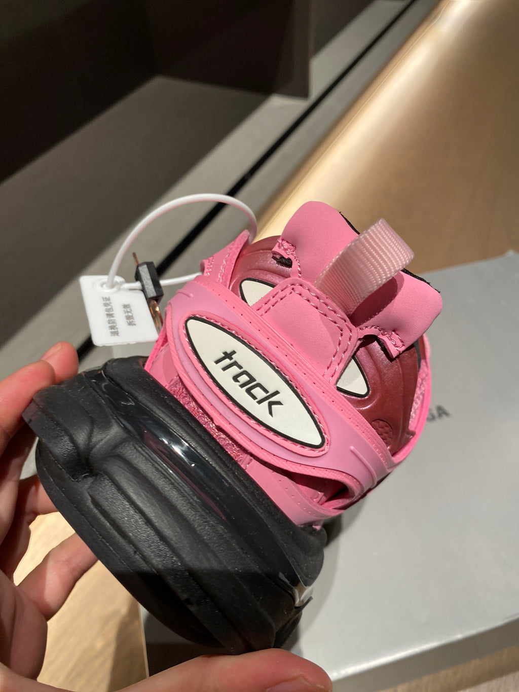 Balenciaga Black & Pink Designer Shoes - detail image 7