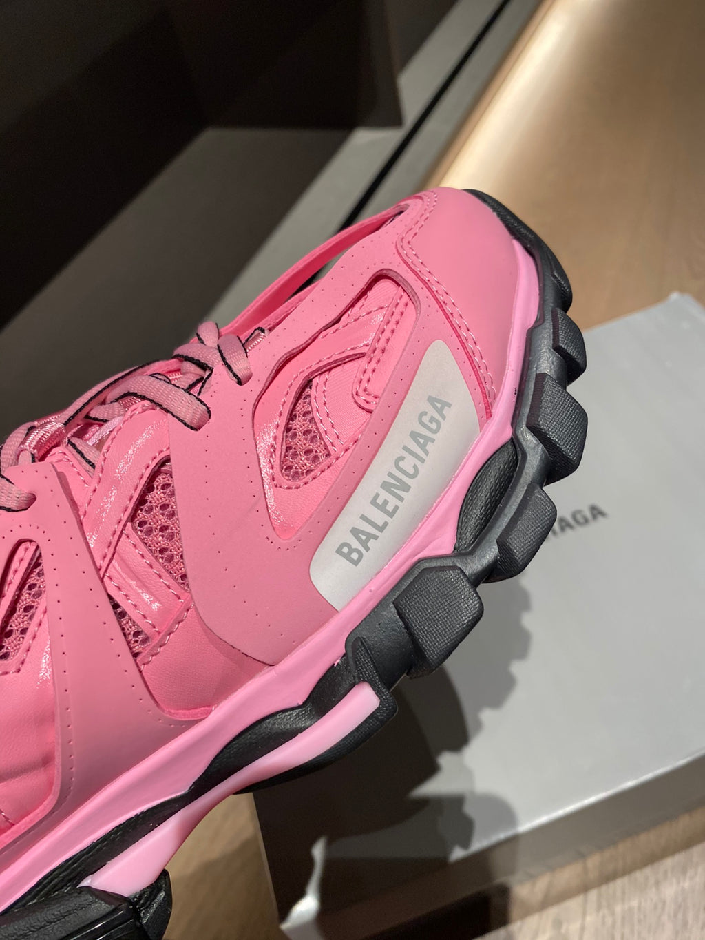 Balenciaga Black & Pink Designer Shoes - detail image 6