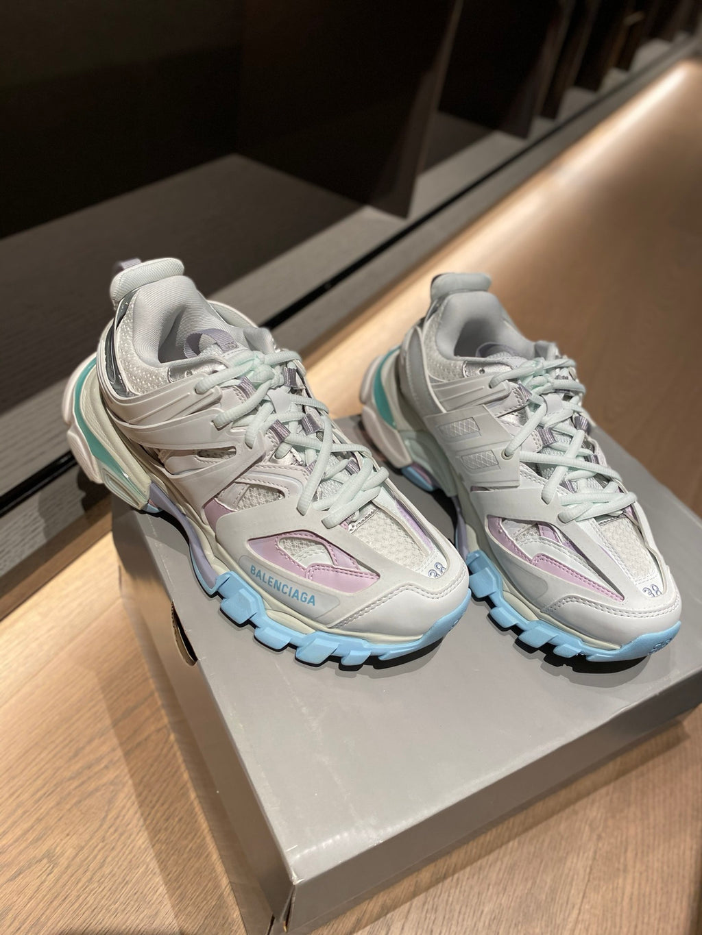 Balenciaga TRACK1 Black & Brown Designer Shoes Edition 2 - detail image 2