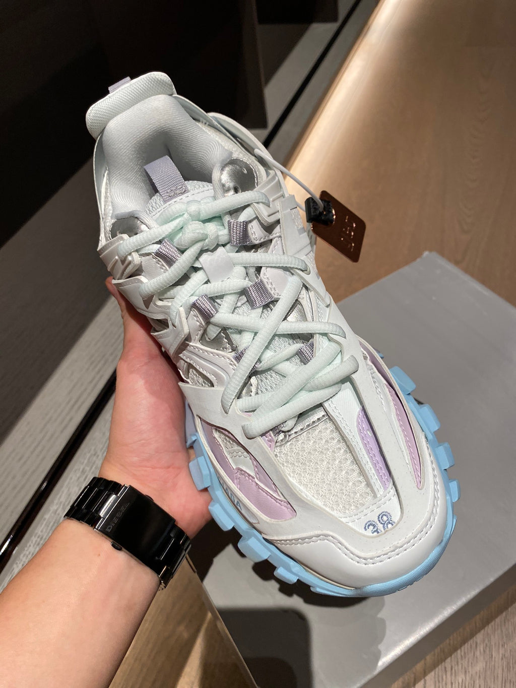 Balenciaga TRACK1 Black & Brown Designer Shoes Edition 2 - detail image 4