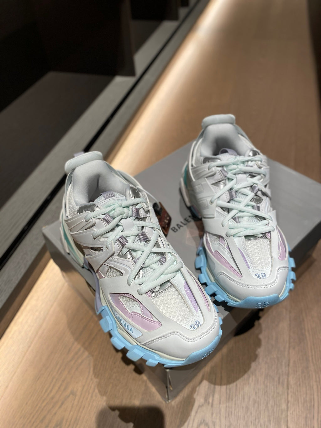 Balenciaga TRACK1 Black & Brown Designer Shoes Edition 2 - detail image 9