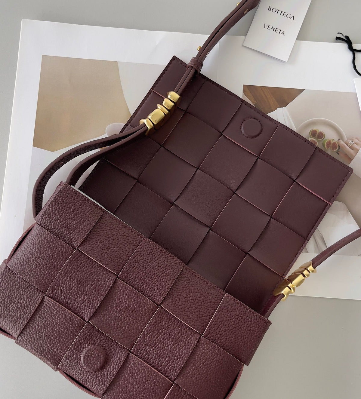Bottega Veneta 23X15X5 Red Designer Handbag - detail image 6