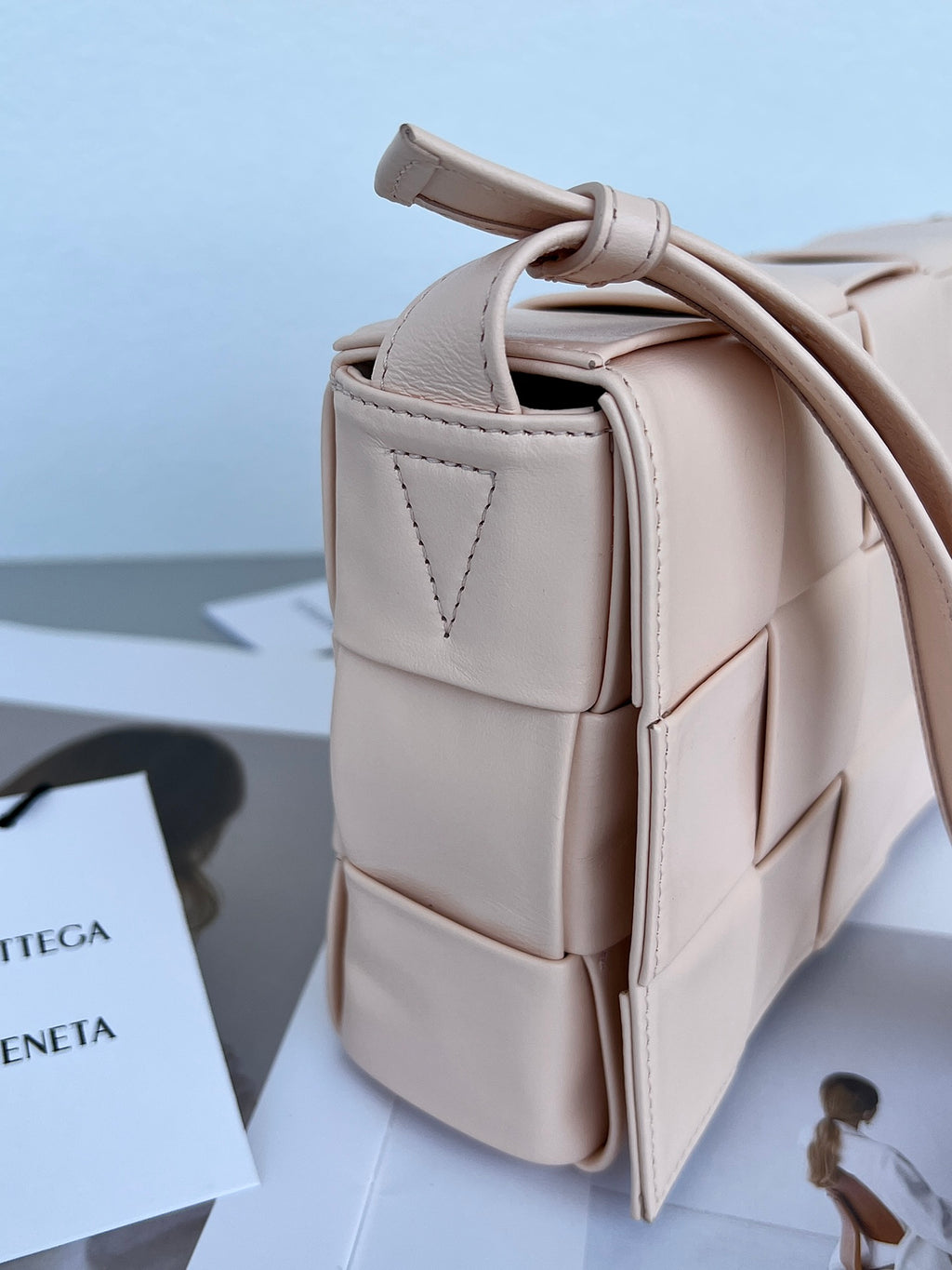 Bottega Veneta 667298 Gray Designer Handbag Edition 2 - detail image 8