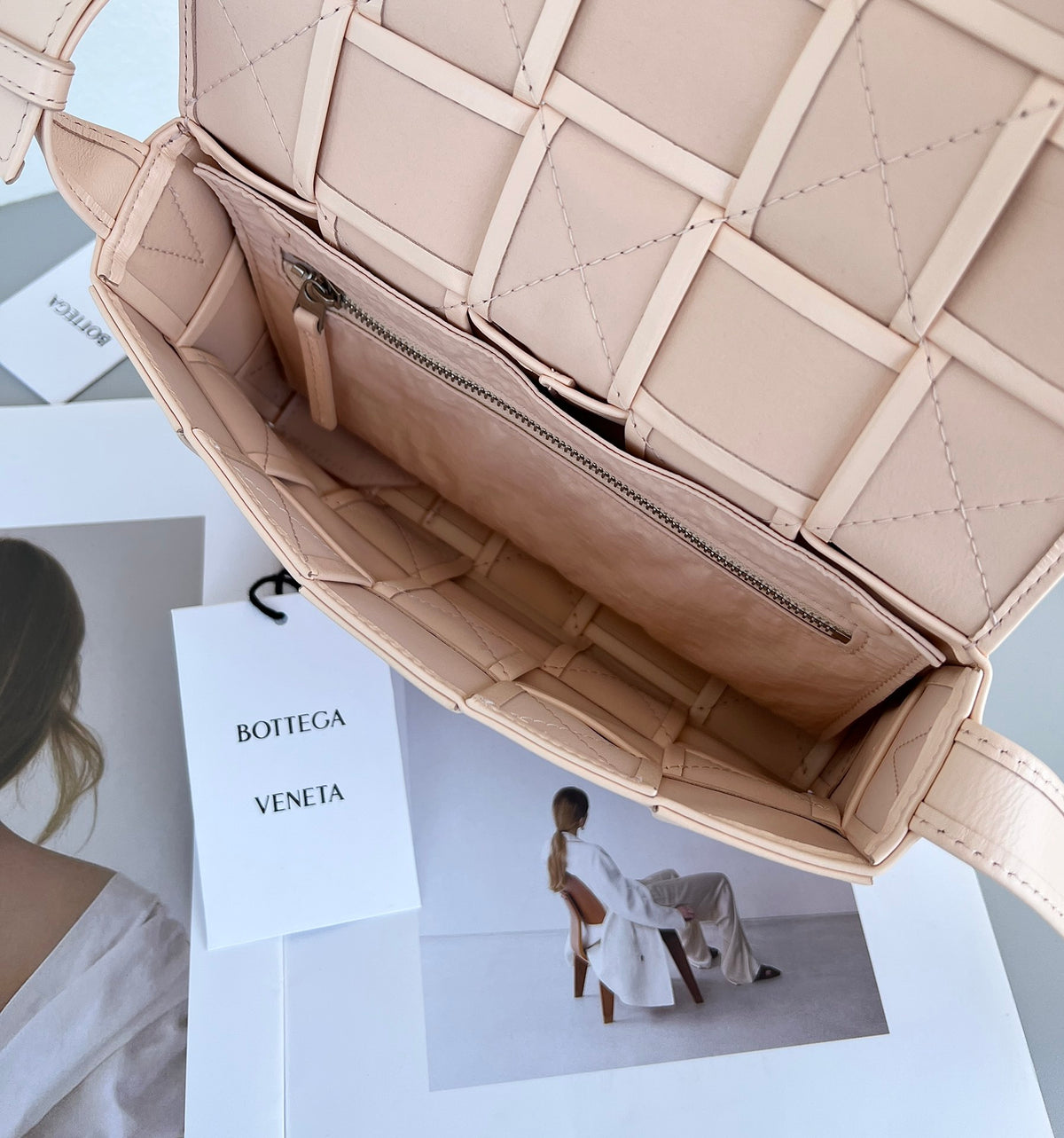 Bottega Veneta 667298 Gray Designer Handbag Edition 2 - detail image 9