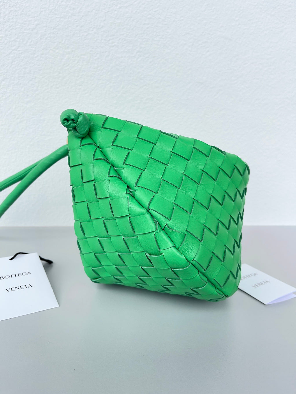 Bottega Veneta 701024 Green Designer Handbag - detail image 4