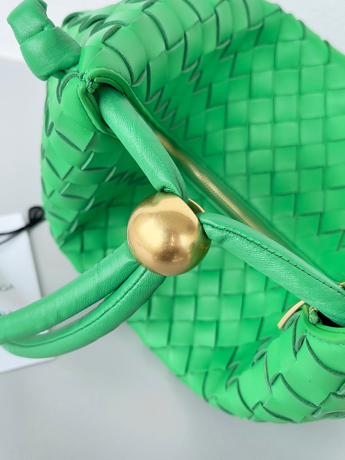 Bottega Veneta 701024 Green Designer Handbag - detail image 7