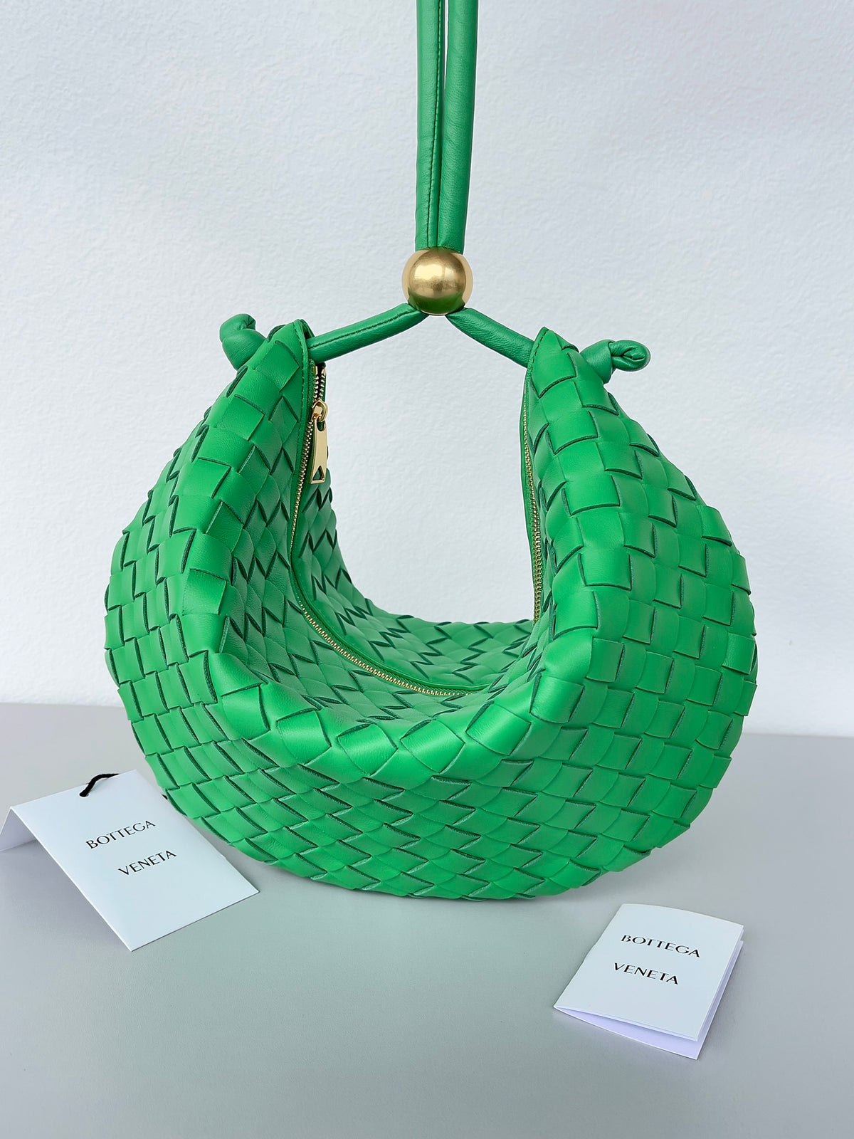 Bottega Veneta 701024 Green Designer Handbag - detail image 2