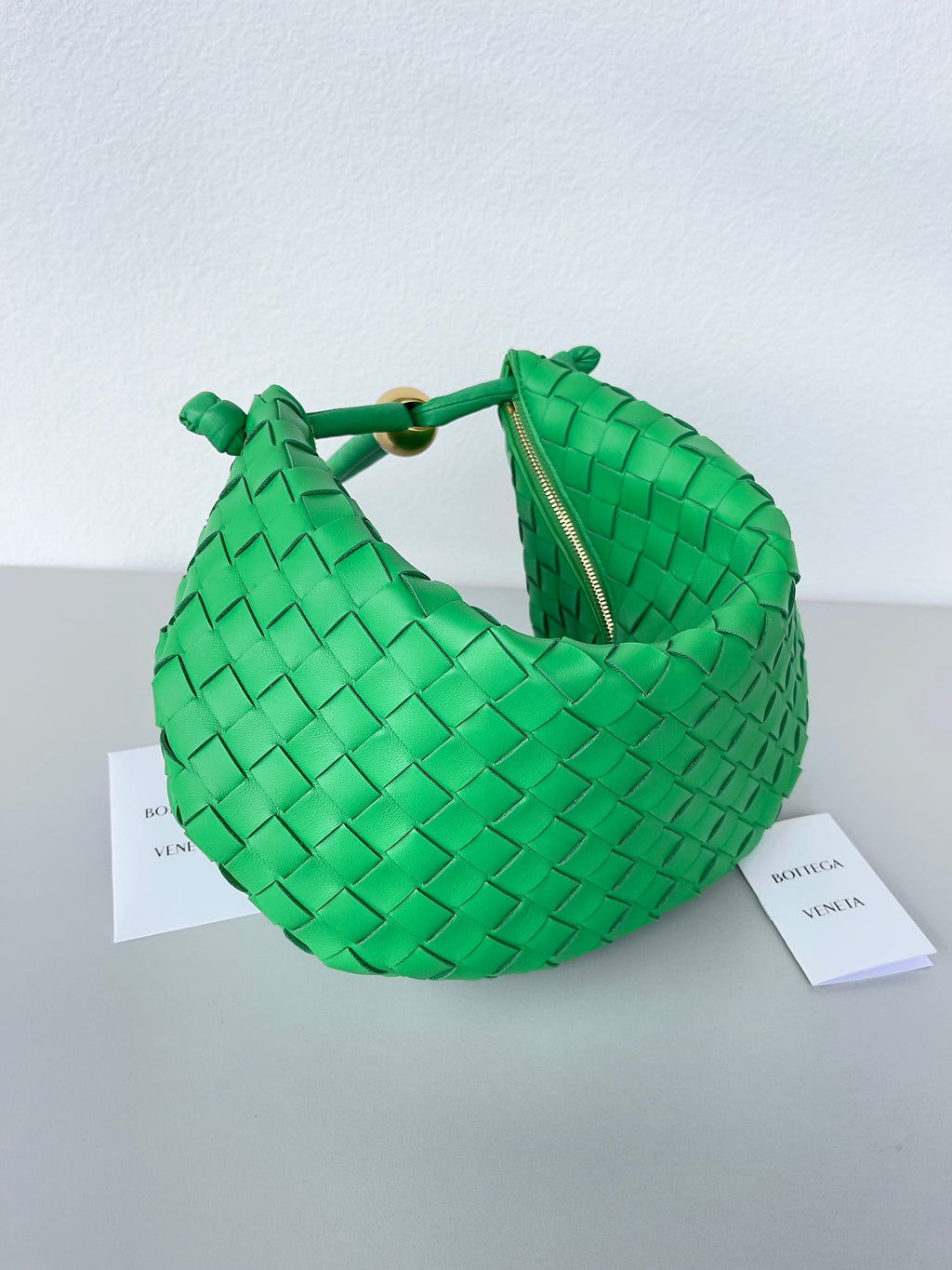 Bottega Veneta 701024 Green Designer Handbag - detail image 3