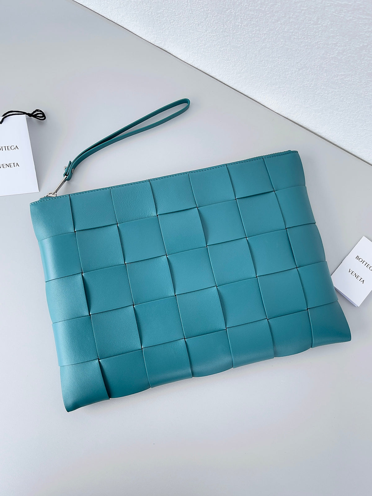 Bottega Veneta Teal Designer Handbag Edition 2
