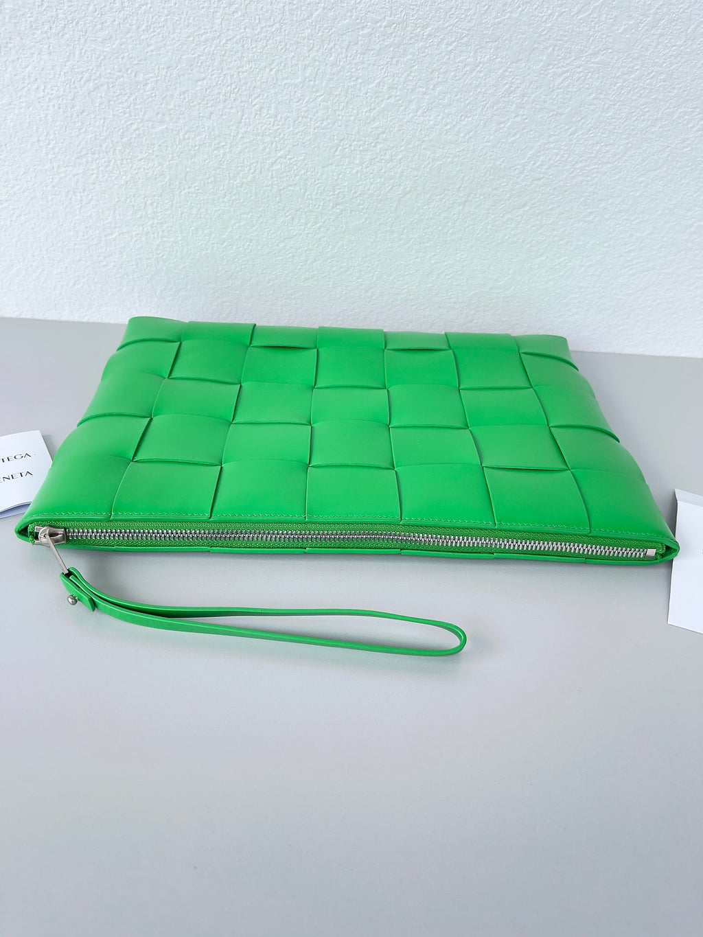 Bottega Veneta 649616 Green Clutch Bag - detail image 3