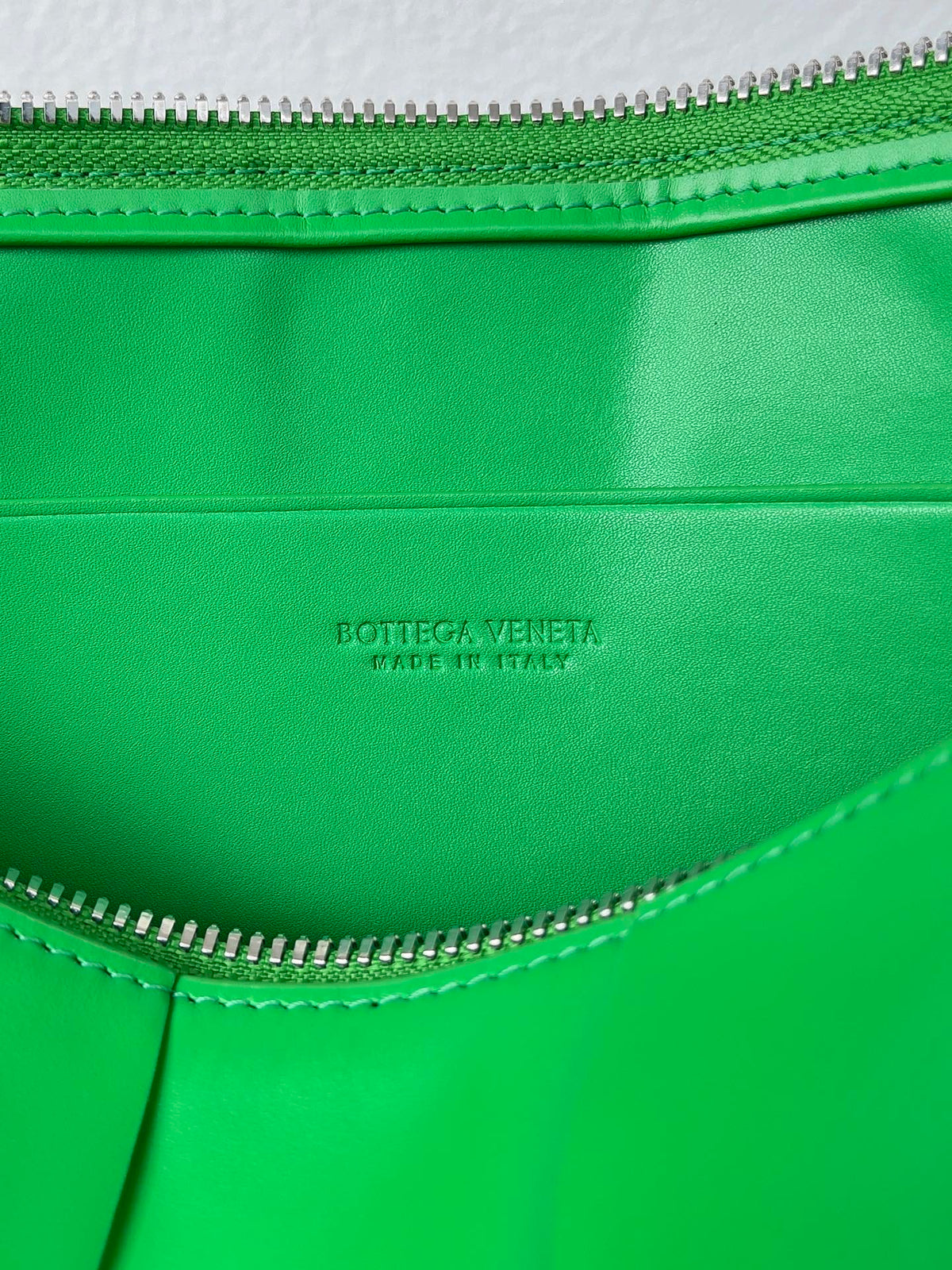 Bottega Veneta 649616 Green Clutch Bag - detail image 8
