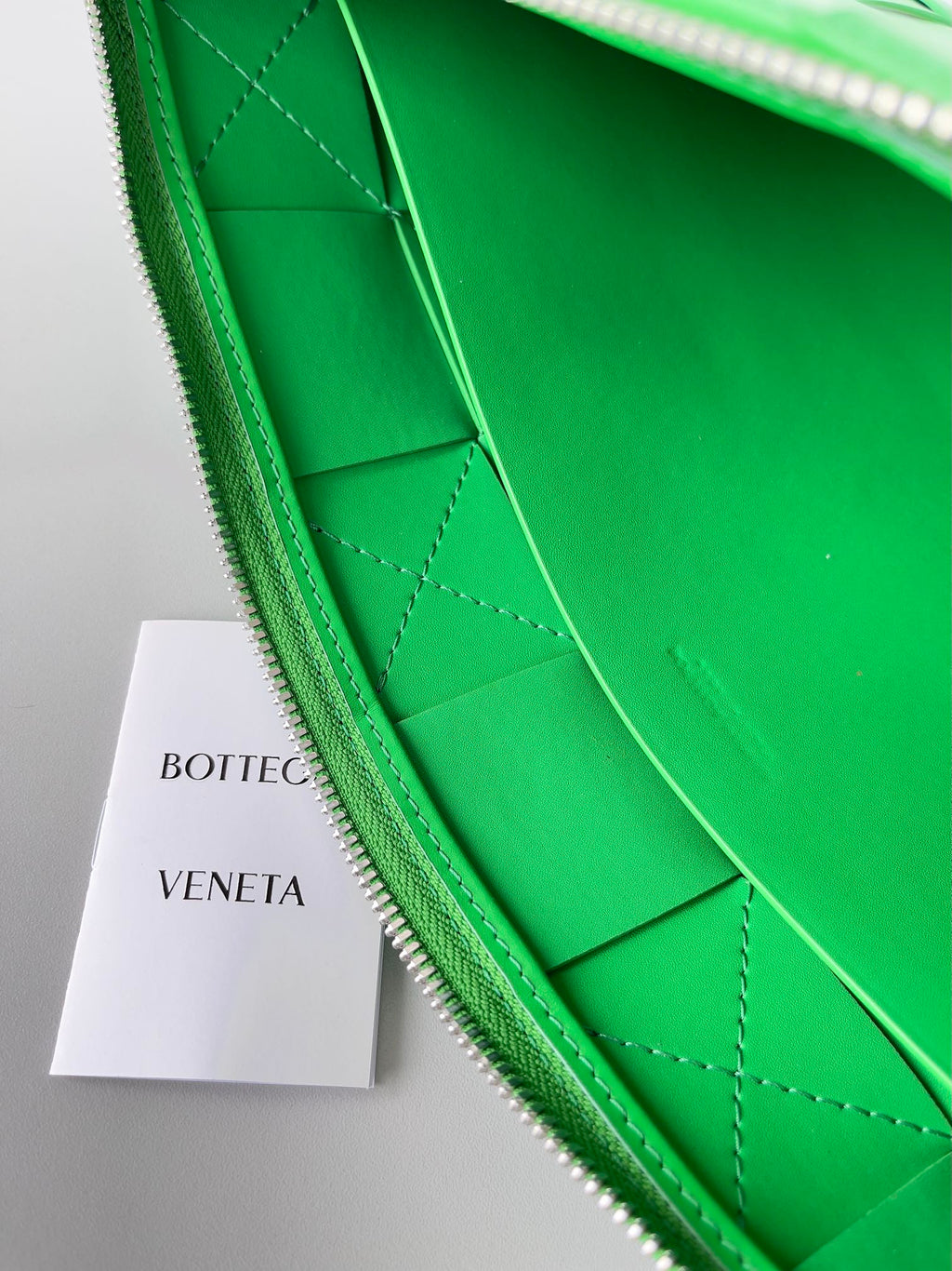 Bottega Veneta 649616 Green Clutch Bag - detail image 6