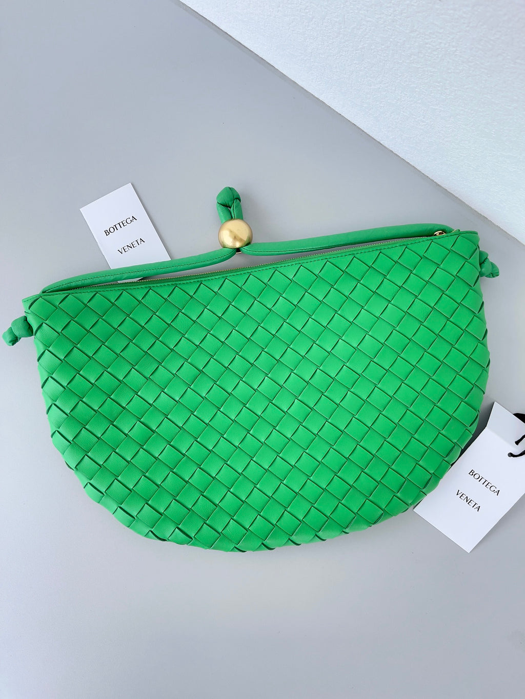 Bottega Veneta 701024 Green Designer Handbag - detail image 5