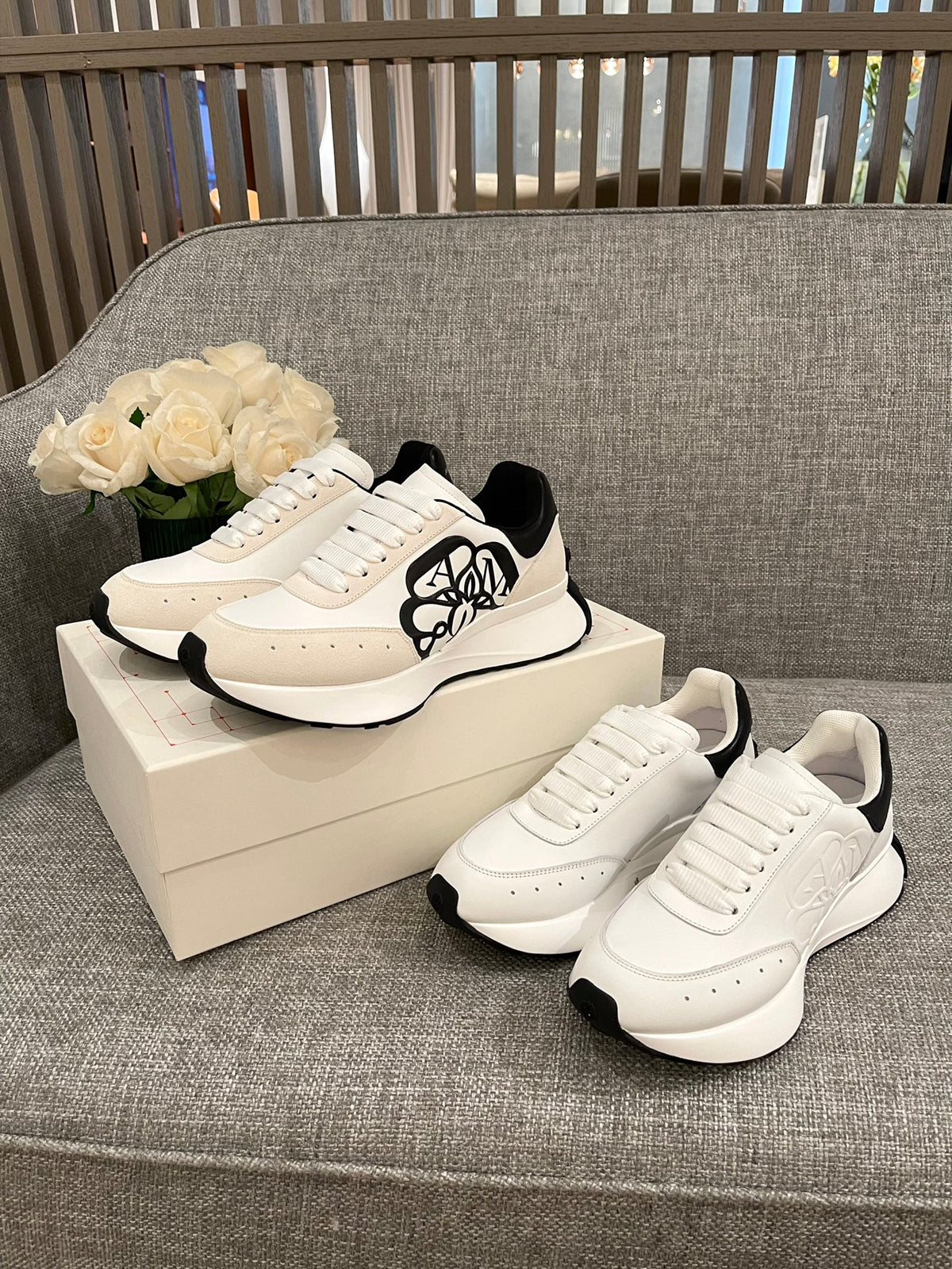 Alexander McQueen Gray Designer Shoes EU 35-44 Edition 10