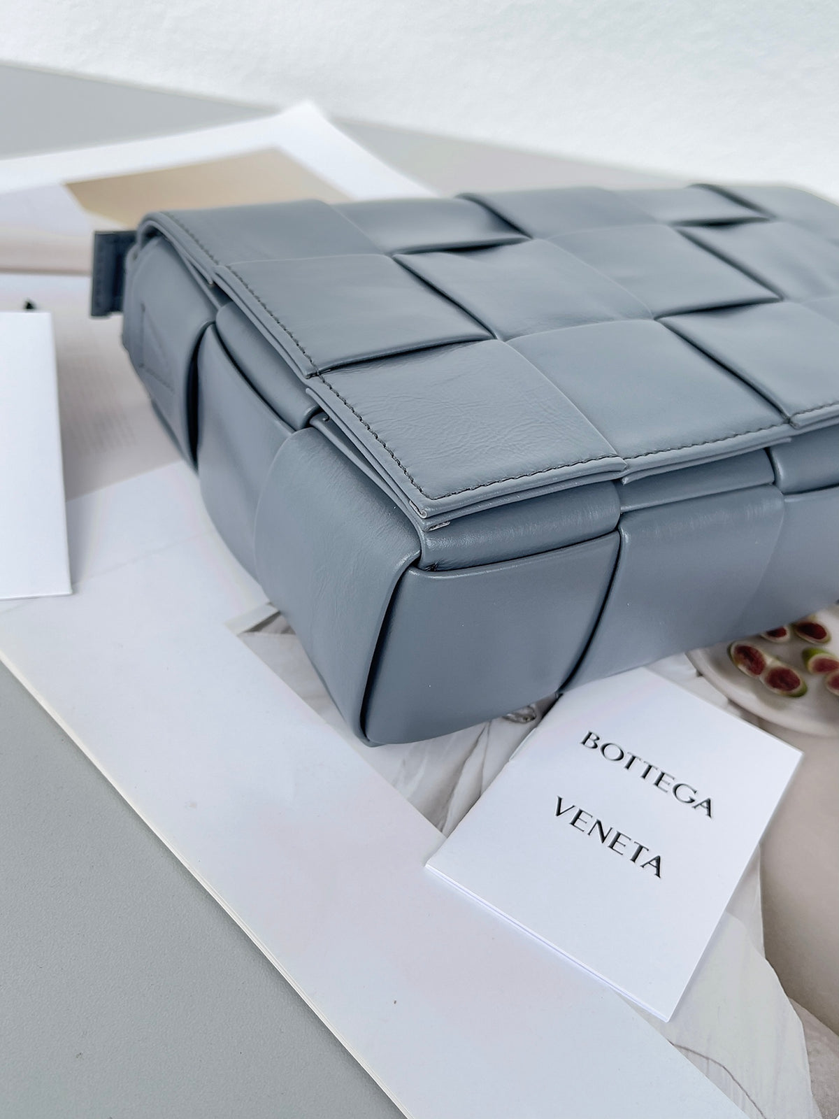 Bottega Veneta 667298 Gray Designer Handbag - detail image 4