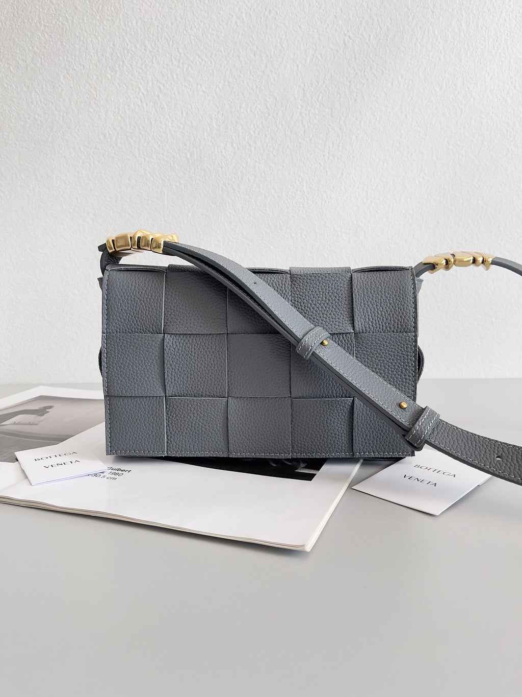 Bottega Veneta 666870 Silver Designer Handbag
