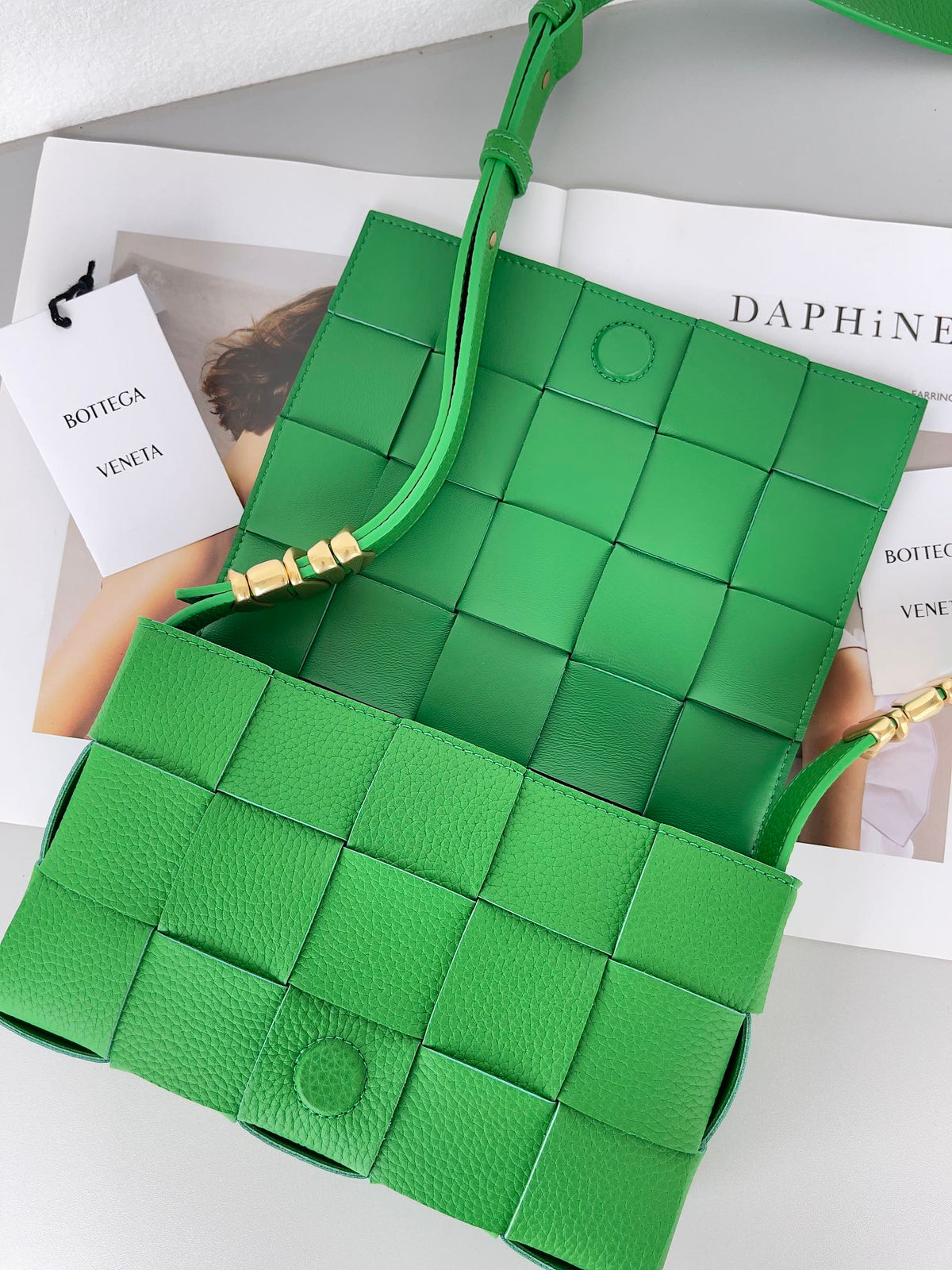 Bottega Veneta 666870 Green Designer Handbag - detail image 5