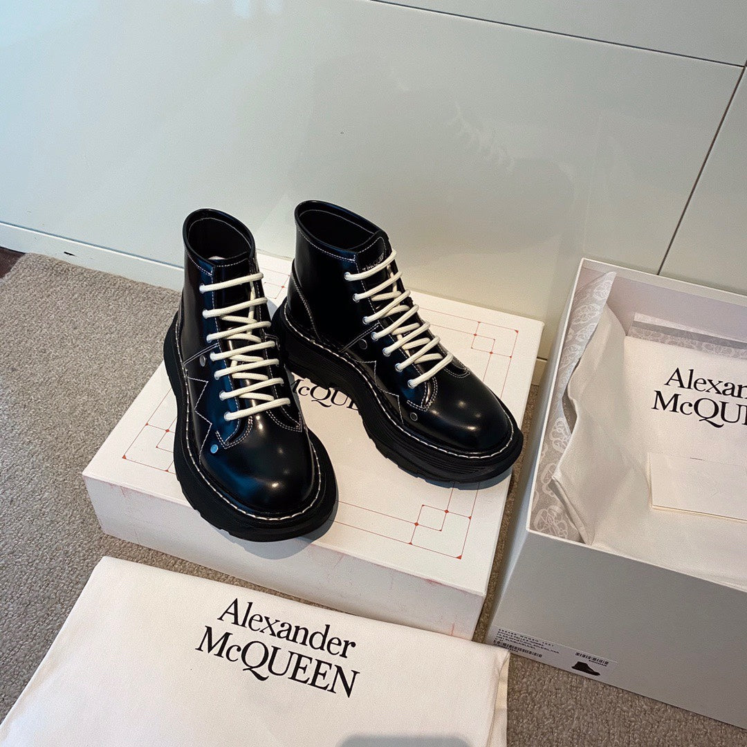 Alexander McQueen Black Designer Shoes EU 35-39