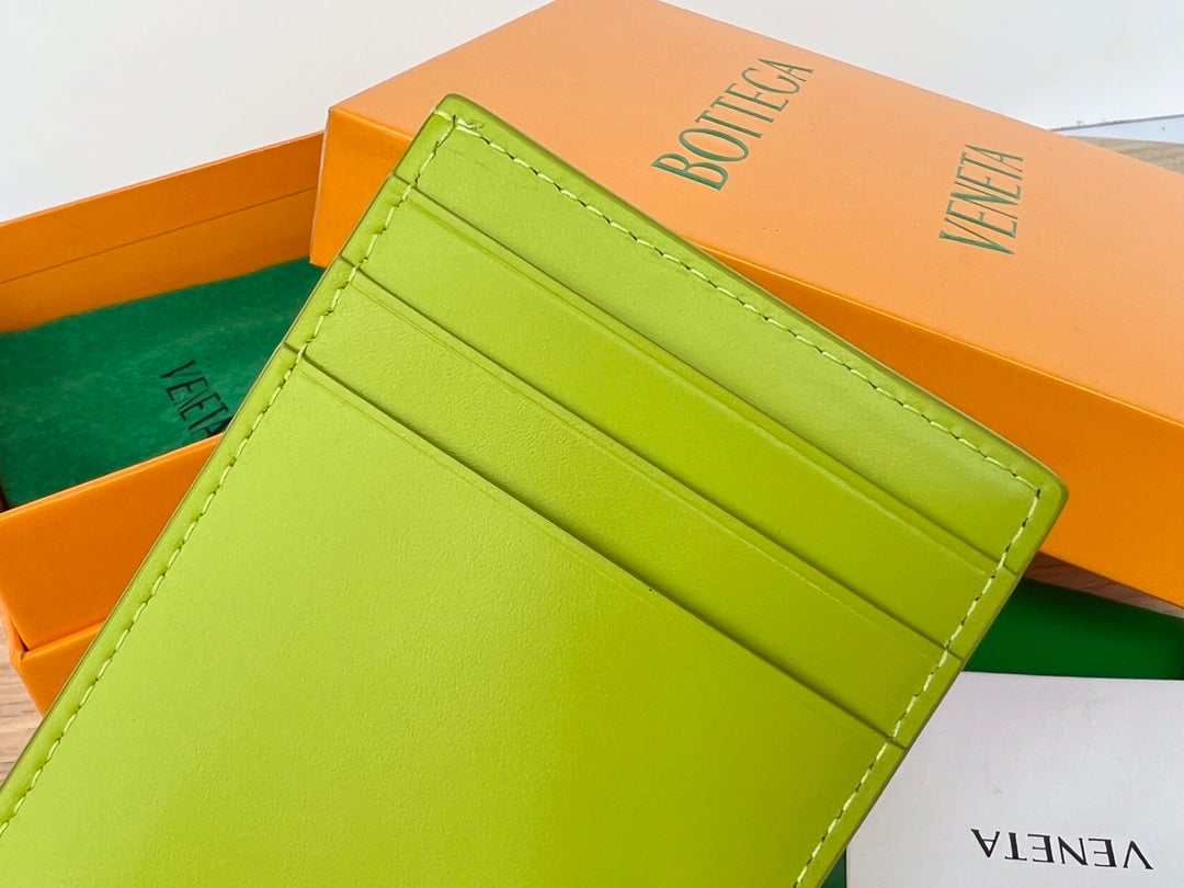 Bottega Veneta Orange & Yellow Card Holder - detail image 4