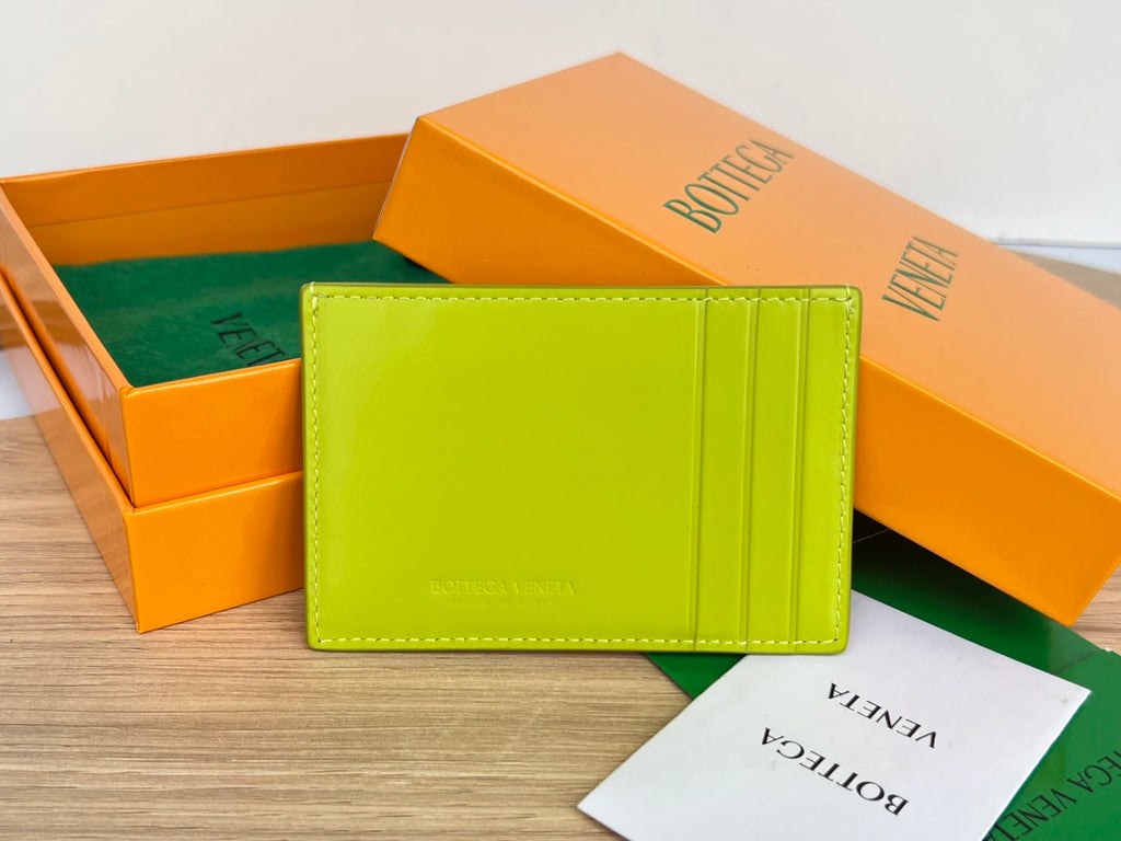 Bottega Veneta Orange & Yellow Card Holder - detail image 2