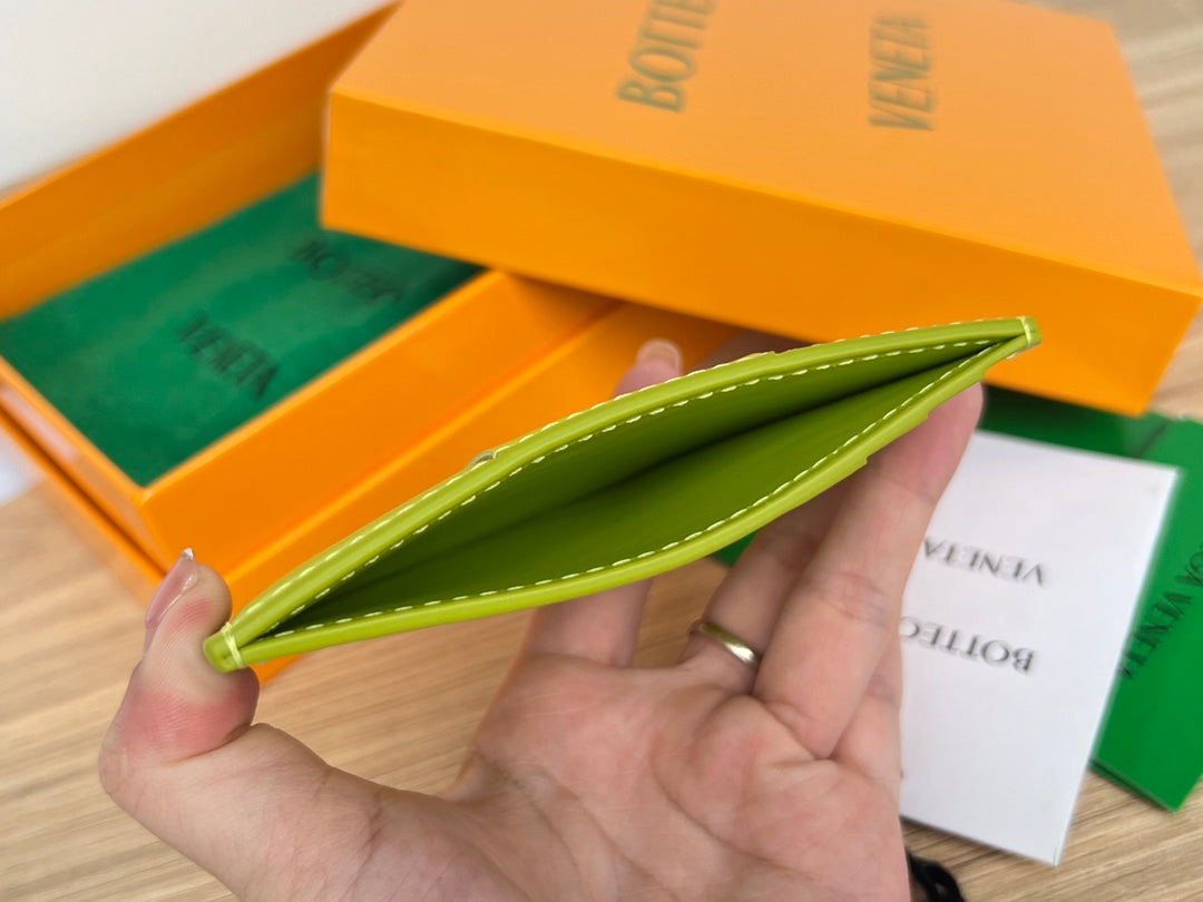 Bottega Veneta Orange & Yellow Card Holder - detail image 3