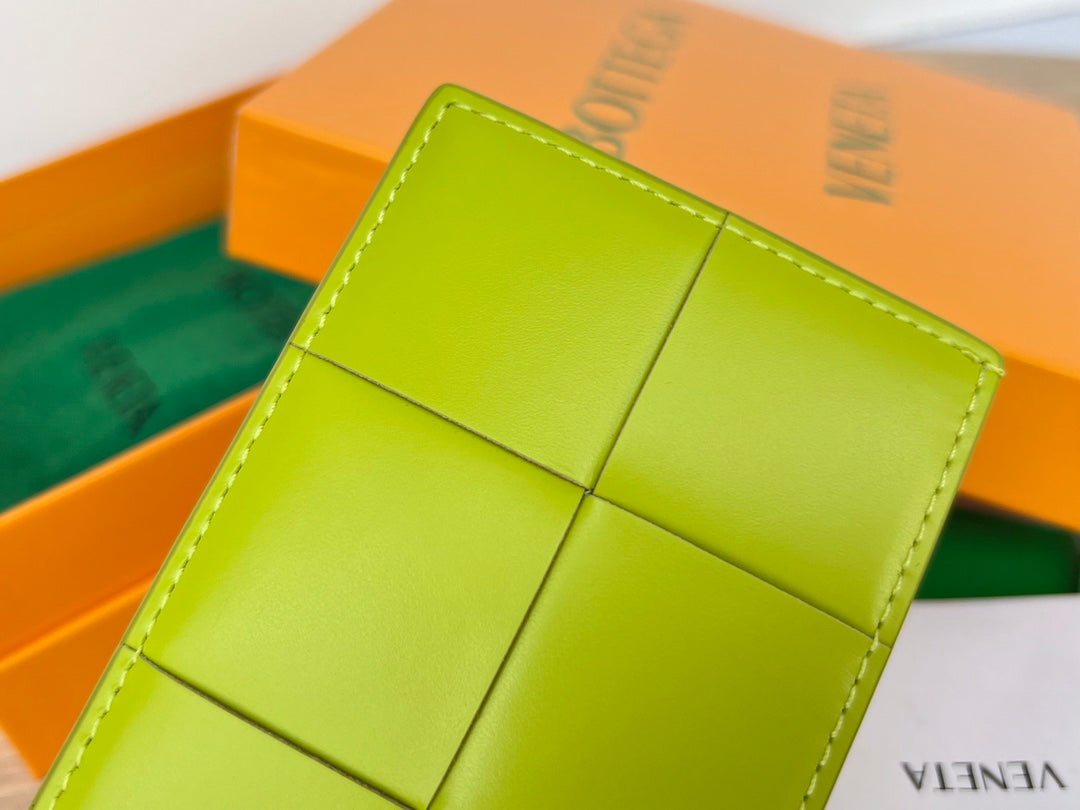 Bottega Veneta Orange & Yellow Card Holder - detail image 5