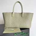 Bottega Veneta Silver Designer Handbag Edition 105