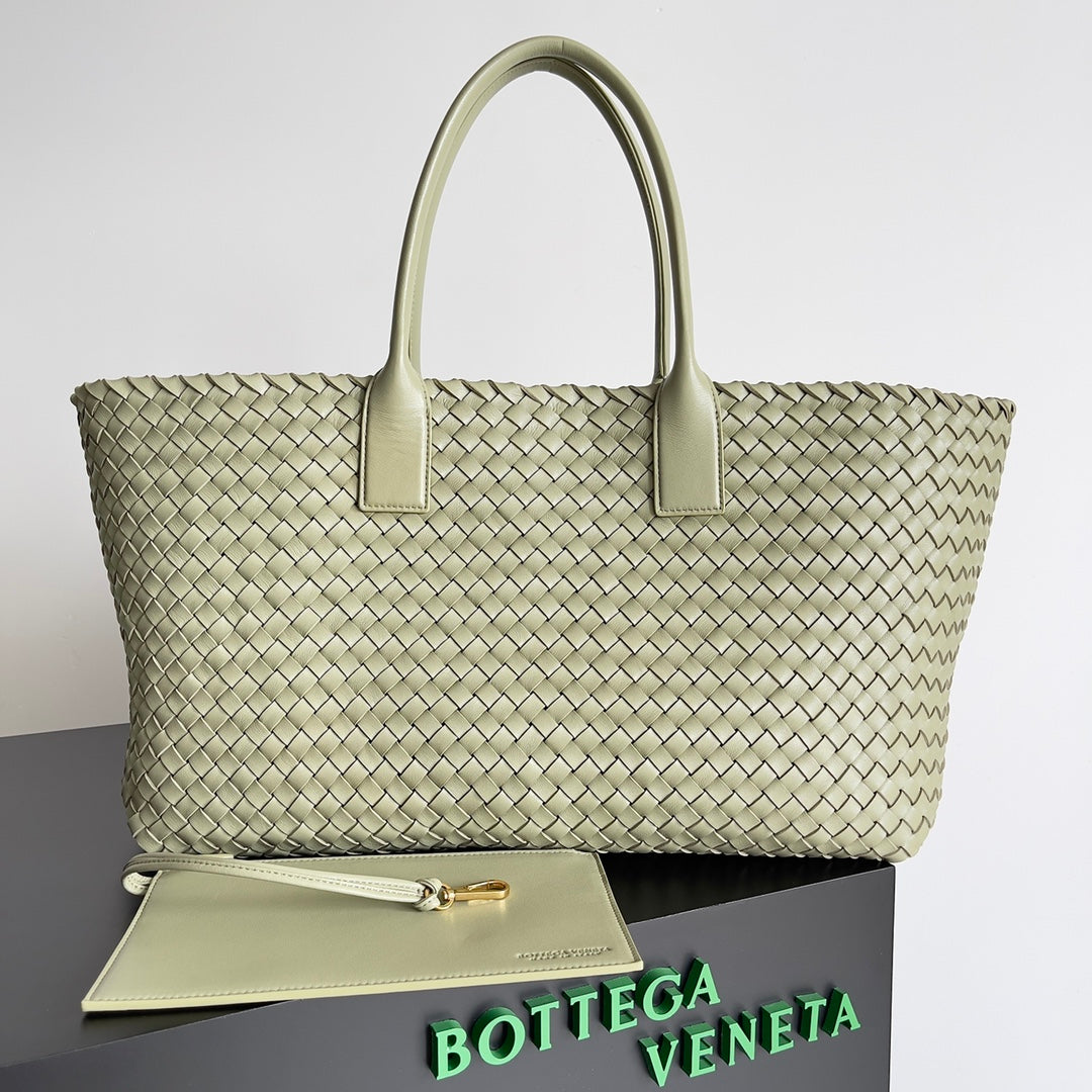 Bottega Veneta Silver Designer Handbag Edition 105