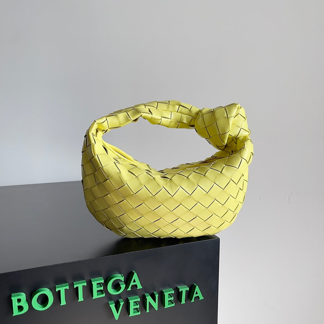 Bottega Veneta Yellow Designer Handbag